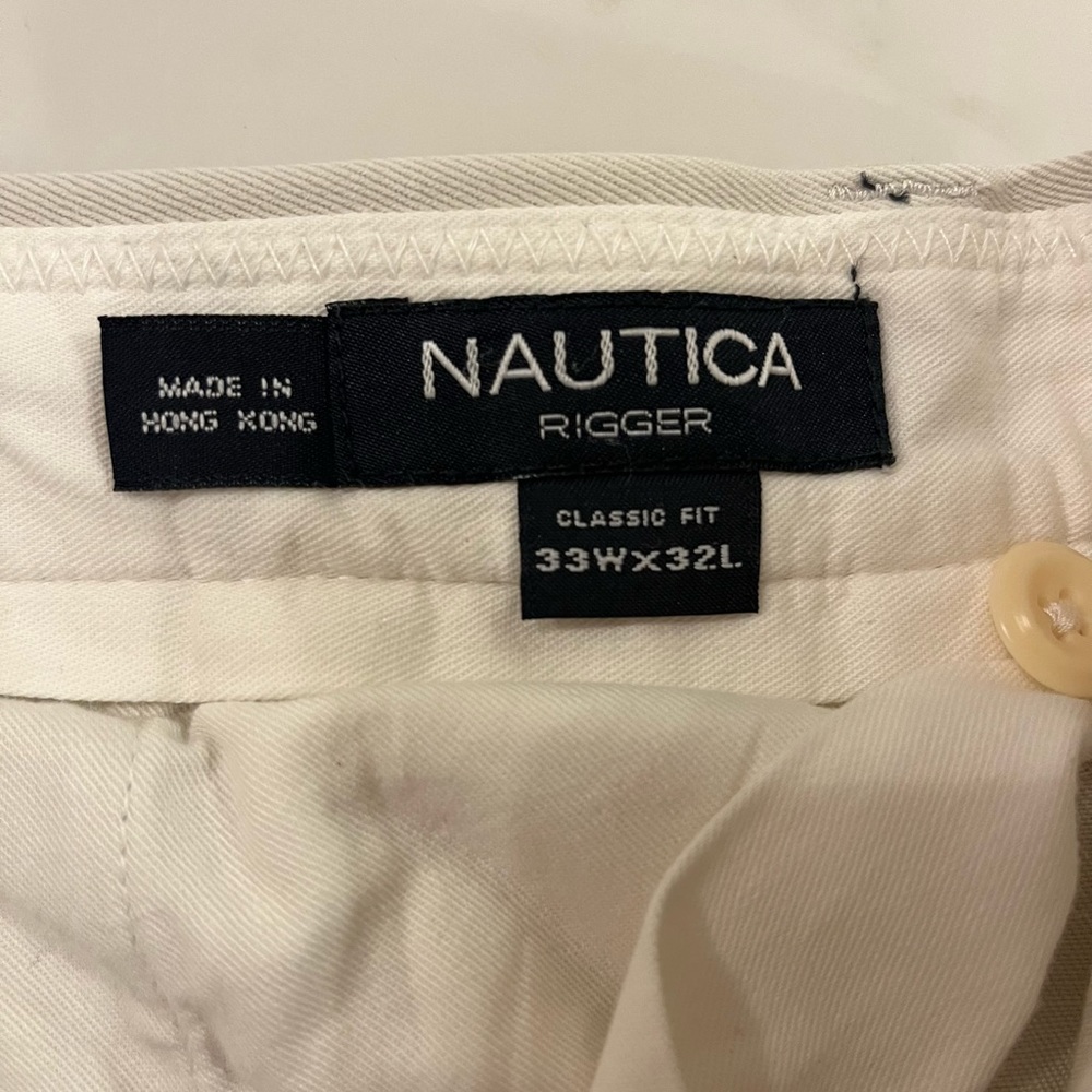 2 pair Men’s khakis 33x32.  Excellent condition - Picture 3 of 6